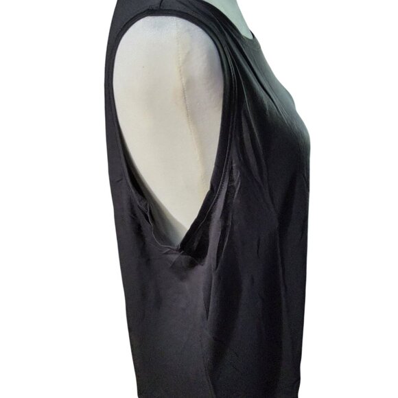 New Pair Womens Black and Relax,Recharge and Refill Your Water Bottle Sleeveless - Picture 9 of 10